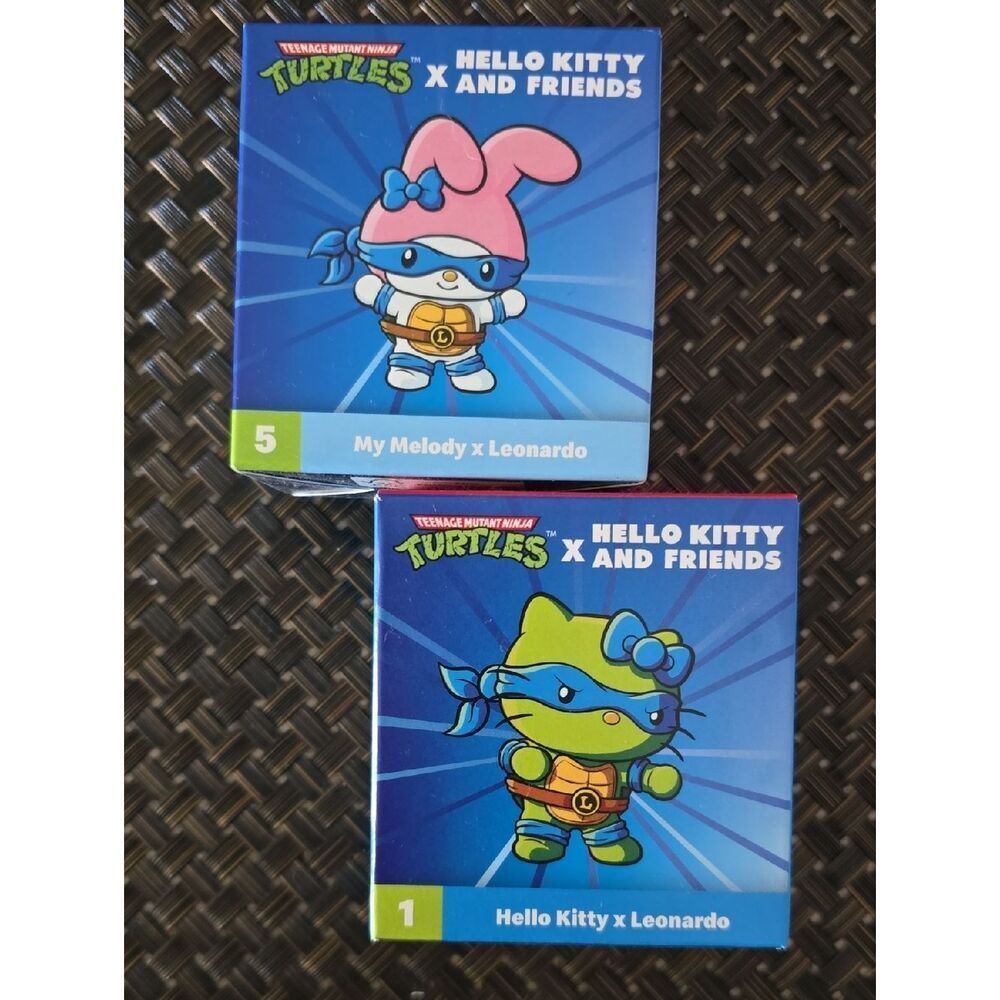 Teenage Mutant Ninja Turtles X Hello Kitty And Friends New McDonalds Collectible